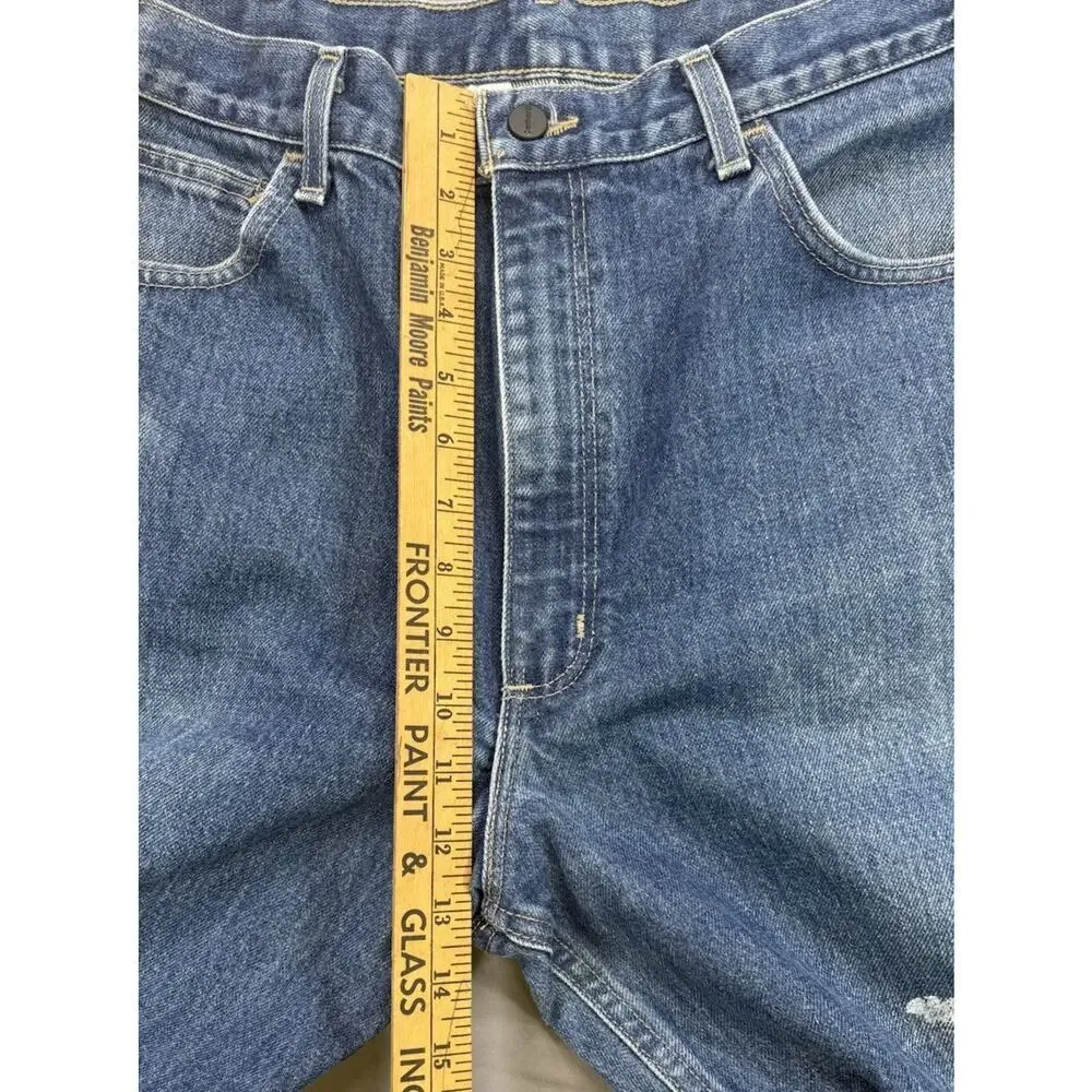 Carhartt FRB160 Flame Resistant Jeans 36X36 Relaxed Fit FR Denim Cat 3 Work Pant - Picture 4 of 14